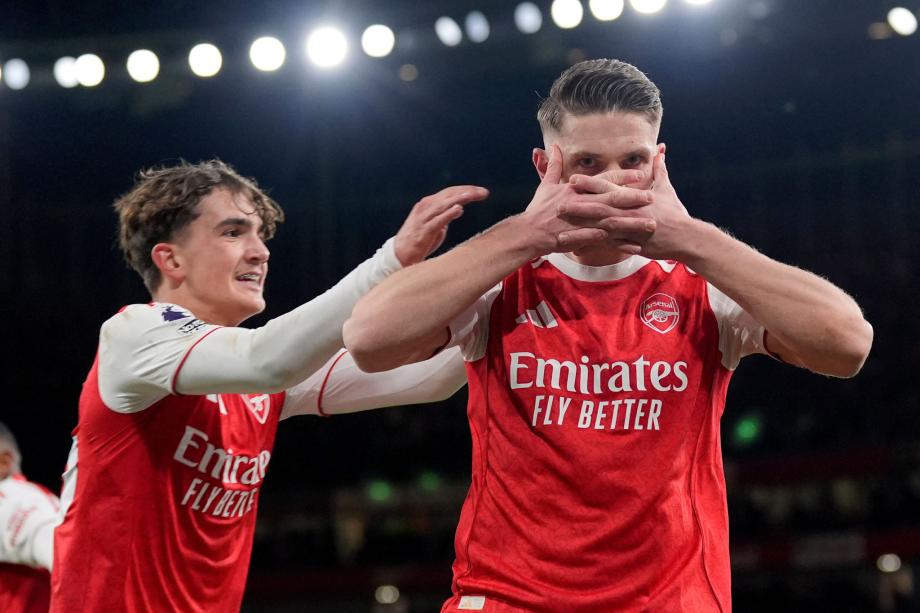 英超-约克雷斯破门道曼建功 阿森纳2-0埃弗顿